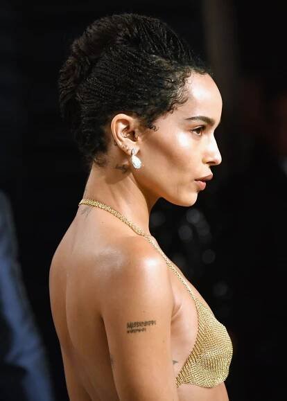 Zoe Kravtiz Best Protective Hairstyles