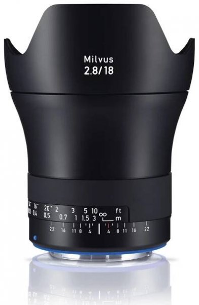 Zeiss Milvus 18 mm f/2,8 ZF.2 pro Nikon