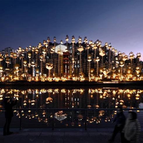 Thomas Heatherwick unveils 1,000 Trees shopping centre in Shanghai