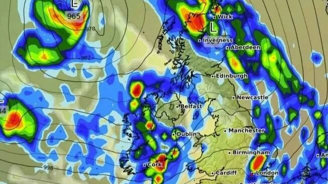 Met Office reveals two storms are set to hit the UK – exact dates you can expect wet weather...