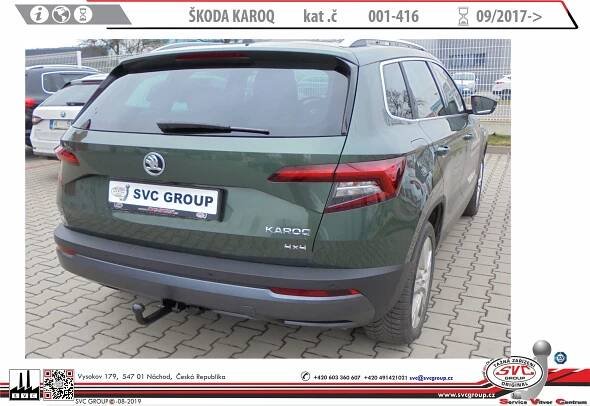 Tažné zařízení Šroubové pro Škoda Karoq 08/2023-> (ND7