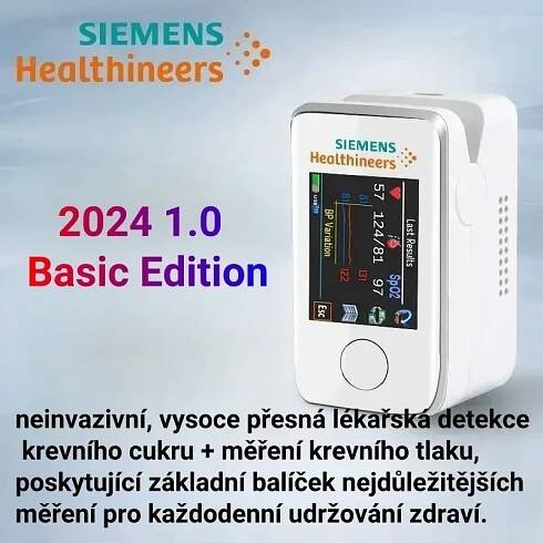 Neinvazivní glukometr Siemens - nový zážitek z bezbolestného a neinvazivního měření glykémie Rozlučte se s bolestí