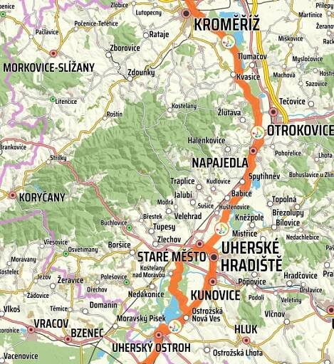 ETAPA 4 – PODÉL BAŤOVA KANÁLU A MORAVY | Popis trasy | Moravská stezka, z.s. – Cyklostezka plná zážitků 