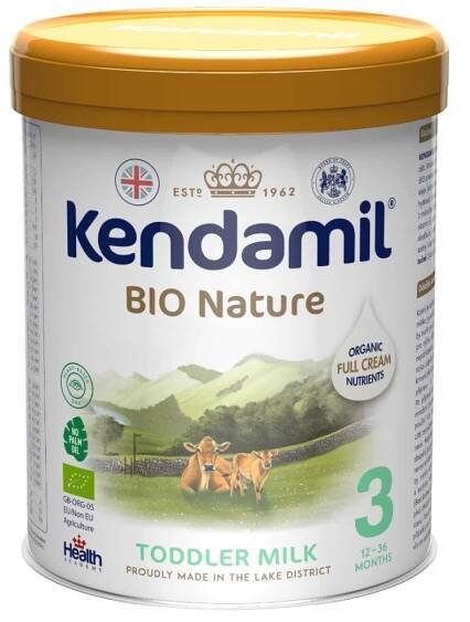 Kendamil 3 BIO Nature Batolecí mléko DHA+ 800 g