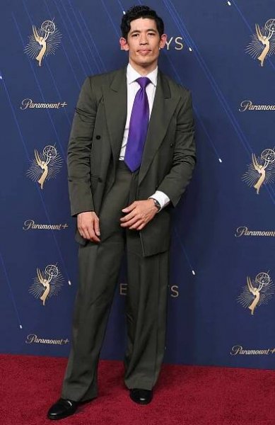  Christopher Chung arrives at the 2025 Emmys in Los Angeles