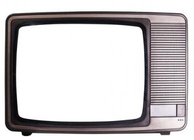 Stará televize — Stock obrázek