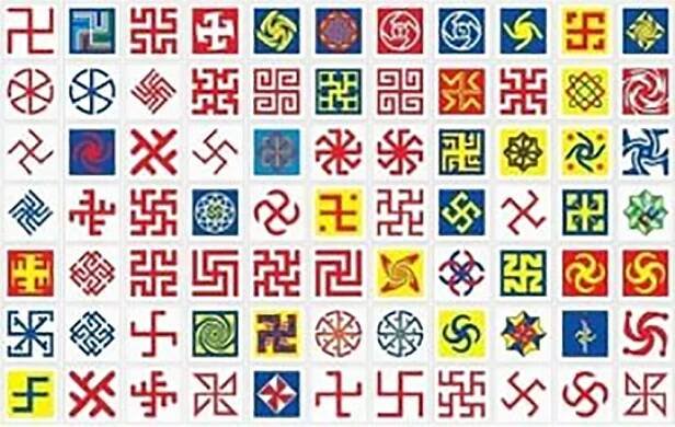 Oberegy, Slovanské slnečné ohňové ochranné symboly
