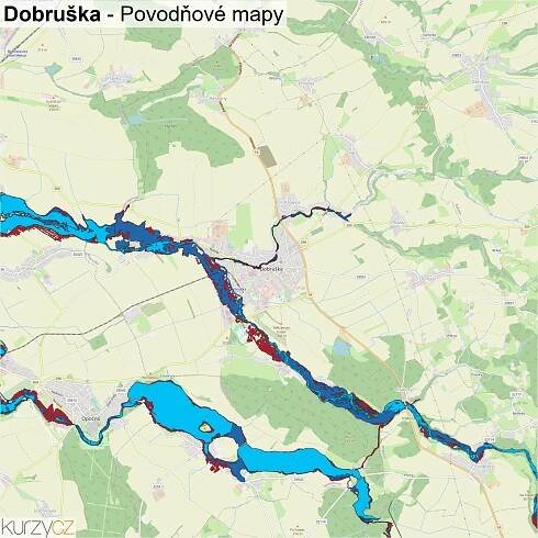 Dobruška - mapy | Kurzy.cz