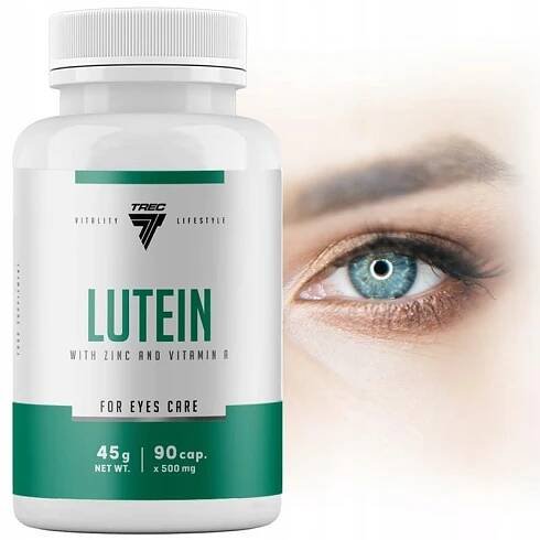 LUTEÍN NA ZLEPŠENIE ZRAKU Trec Vitality Lifestyle Lutein 90 kapsúl ZRAK OČI
