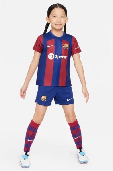 Nike FC Barcelona junior kit 2023/24 Home DX2801 456 M (110-116)