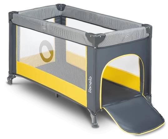 Lionelo Stefi Yellow Lemon — cestovní postýlka