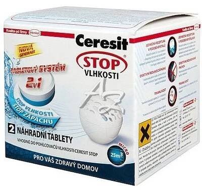 Ceresit Stop Vlhkosti tablety Neutral Pearl 2x300g od 192 Kč - Heureka.cz