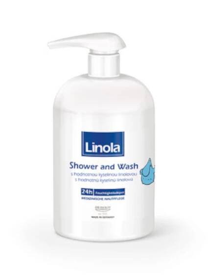 Linola Shower and Wash emulzný gél 1x500 ml