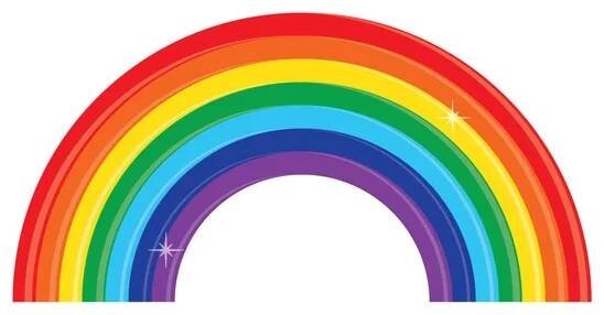 Rainbow vektorové ikony — Ilustrace