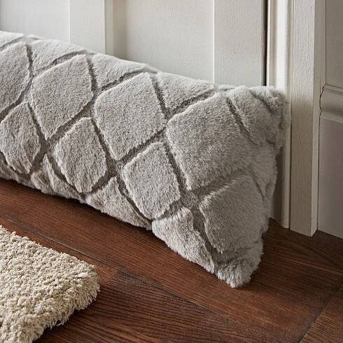 Šedá ochrana proti průvanu 20x90 cm Cosy Diamond – Catherine Lansfield