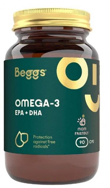 Beggs Omega-3 EPA+DHA 90 kapslí