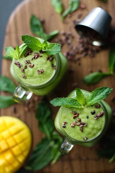 Minty Mango Chip Shamrock Shakes