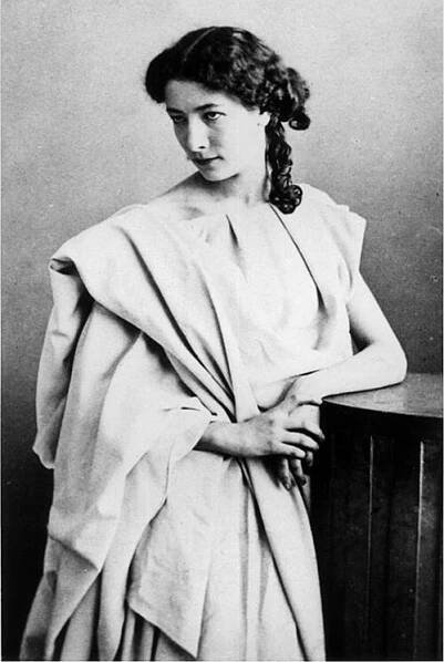 Sarah Bernhardtová (1844 – 1923), francúzska divadelná a filmová herečka