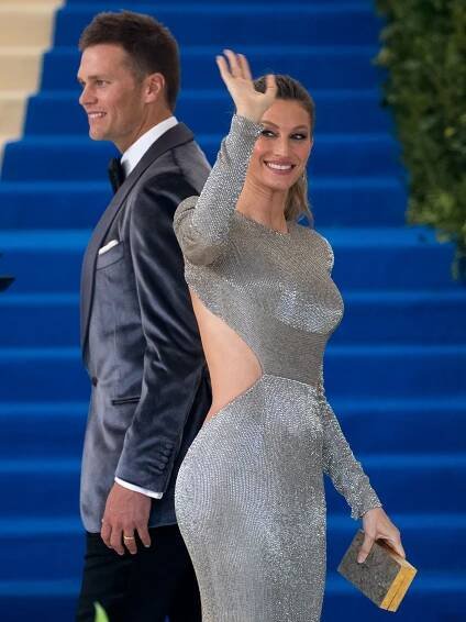 Tom Brady at the Met Gala in 2017