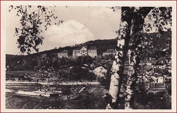 Prosečnice nad Sázavou * plicní sanatorium * Benešov * M717 - Pohlednice místopis