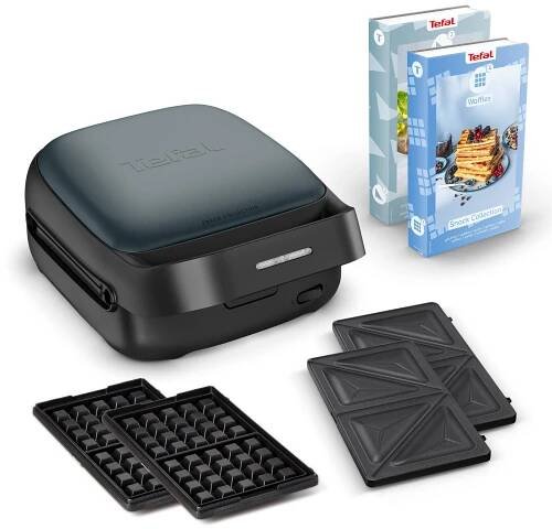 Sendvičovač a vaflovač Tefal Snack Collection SW862BF0 Černá