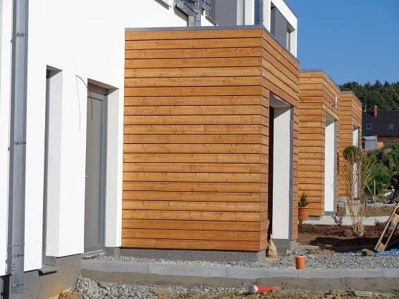 Dřevěný obklad fasády - Losiná - Realizace dřevostaveb | NATURLIVING®