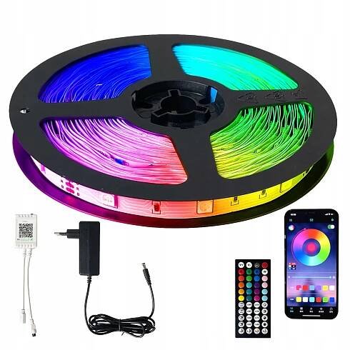 LED pásek Inteligentní Smart Home Bluetooth RGB CCT 15 m Dálkový Ovladač Aplikace