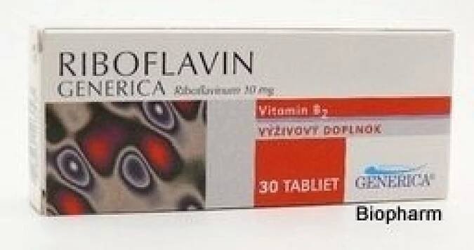 Riboflavin Generica 30 tablet