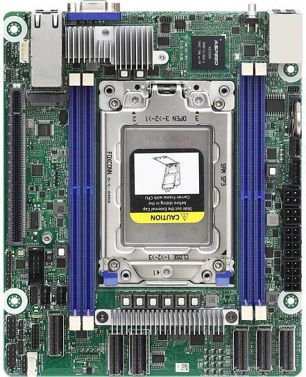 ASRock ROMED4ID-2T, 1xSKT SP3, AMD EPYC 7000, SoC, SATA, NVMe, 1xM.2, 2x10GbE, IPMI (ROMED4ID-2T)