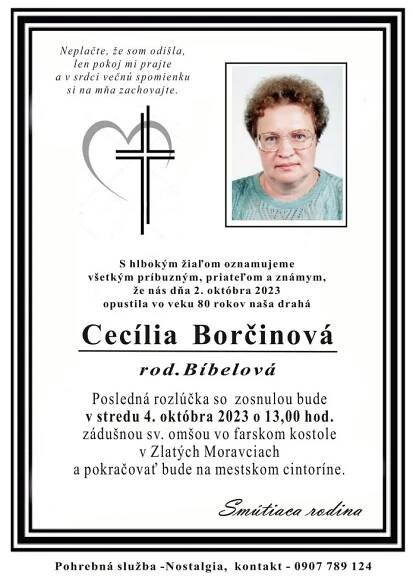 Smútočné oznámenia 2023 - ZM33.sk