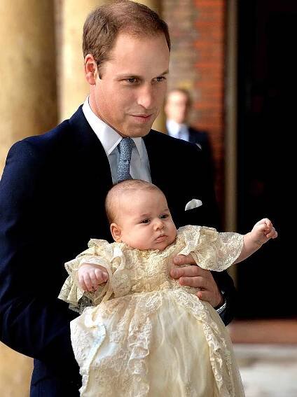 HRH Prince George Of Cambridge Is Christened At St James' Palace
