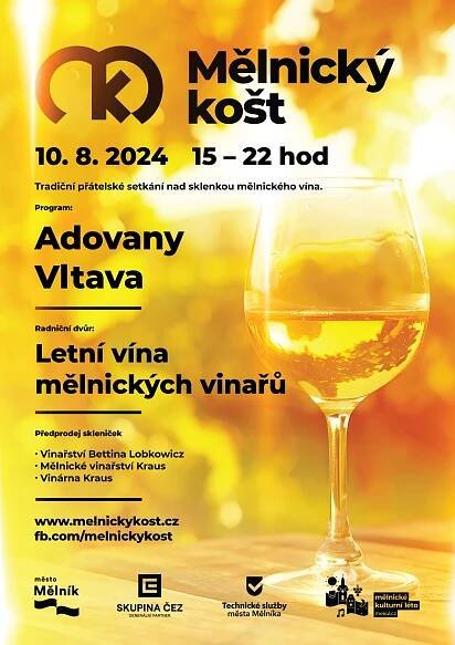 Mělnický košt 2024 - akce mělnického kulturního léta