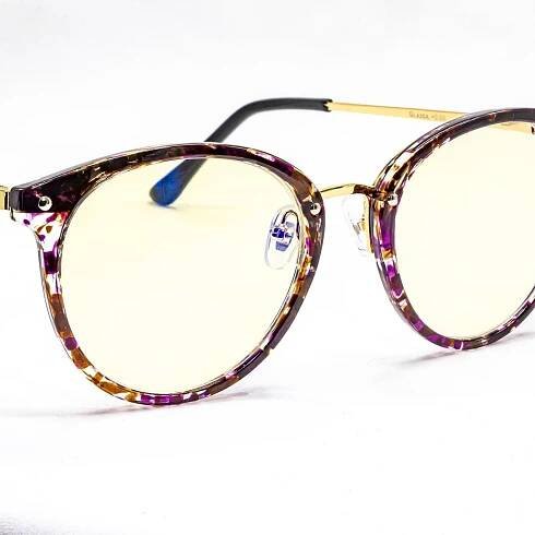 Brýle na počítač GLASSA Blue Light Blocking Glasses PCG 010, dioptrie +3,50 vínovo zlatá 8592857010353 | bscom.cz