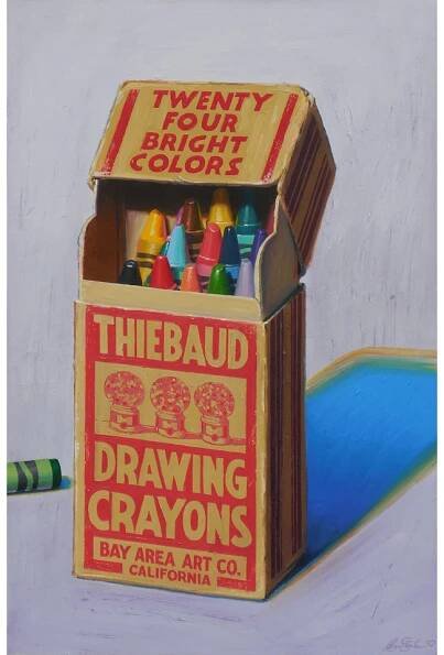Thiebaud Drawing Crayons by Ben Steele