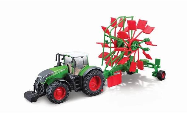 Traktor FENDT 1050 s rotačnými hrabľami - OVISFARMA - Priateľ každého chovateľa