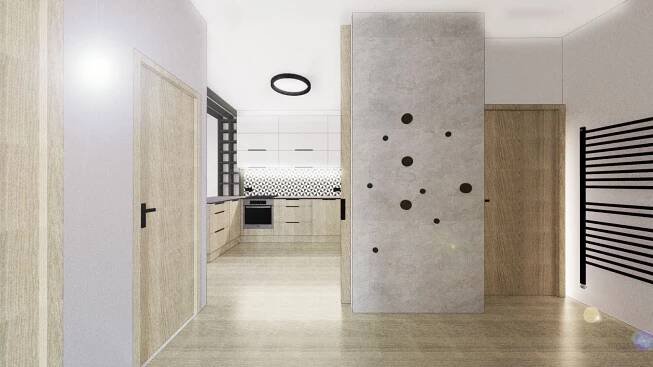 design interiéru předsíně