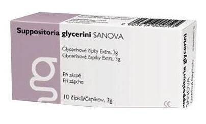 Suppositoria glycerini SANOVA Glycerínové čípky Extra, 3 g - srovnání cen | Leano.cz