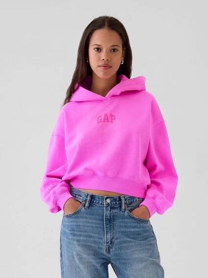 Oversize crop mikina s logem | GAP.cz
