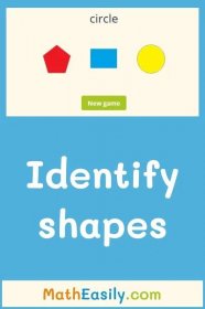 Shapes recognition for Grade 1
