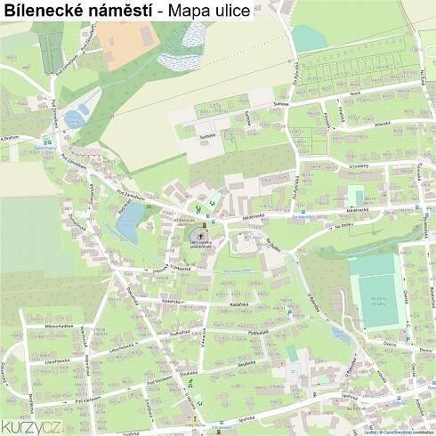 Bílenecké náměstí - mapy | Kurzy.cz