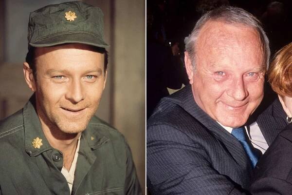 MASH during the show and present Larry Linville