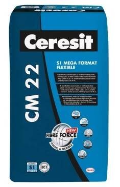 Ceresit Flexibilní lepidlo pro lepení velkoform. obkladů a dlažby CM 22 25 kg
