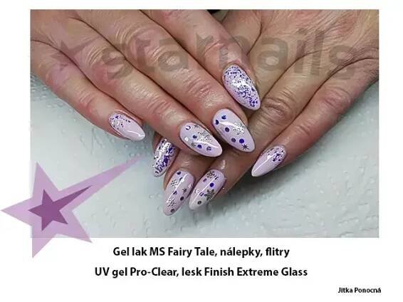 Nail Art zdobení - glitter - G170