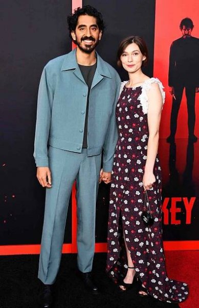 Dev Patel and Tilda Cobham-Hervey attend Los Angeles Premiere Of Universal Pictures "Monkey Man" at TCL Chinese Theatre on April 03, 2024 in Hollywood, California.