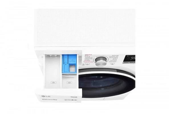 LG Parní pračka LG | 9 kg | A | 1400 ot./min | Direct Drive™ | AI DD™ |Bílá, FA94V5UVW0