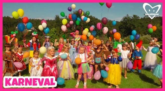 Míša Růžičková - Karneval - Písničky pro děti - (Cvičíme s Míšou 9)