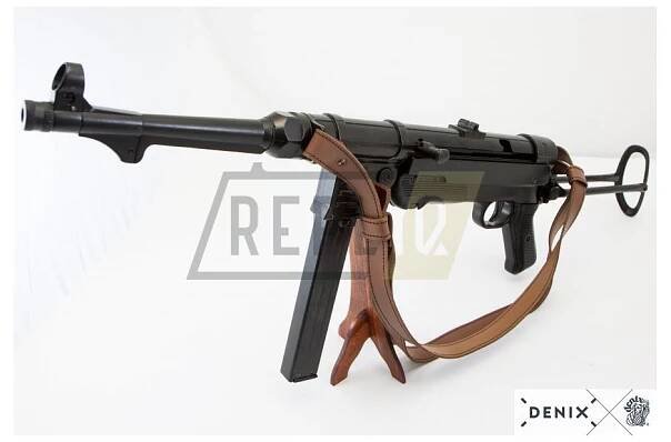 Samopal MP 40 s páskem + Přívěsek na klíče DENIX l REPLIQ.CZ
