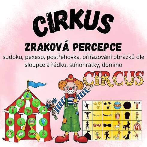 Cirkus - zraková percepce | Inspirace (nejen) do školky