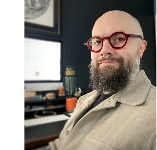 Fun picture of Andrew Morgan