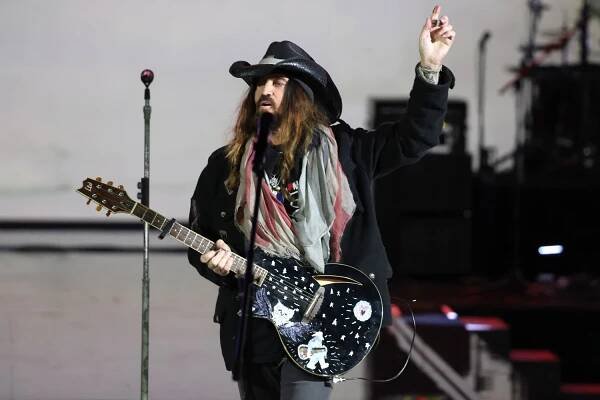 Billy Ray Cyrus performs during the Liberty Inaugural Ball on January 20, 2025 in Washington, DC.